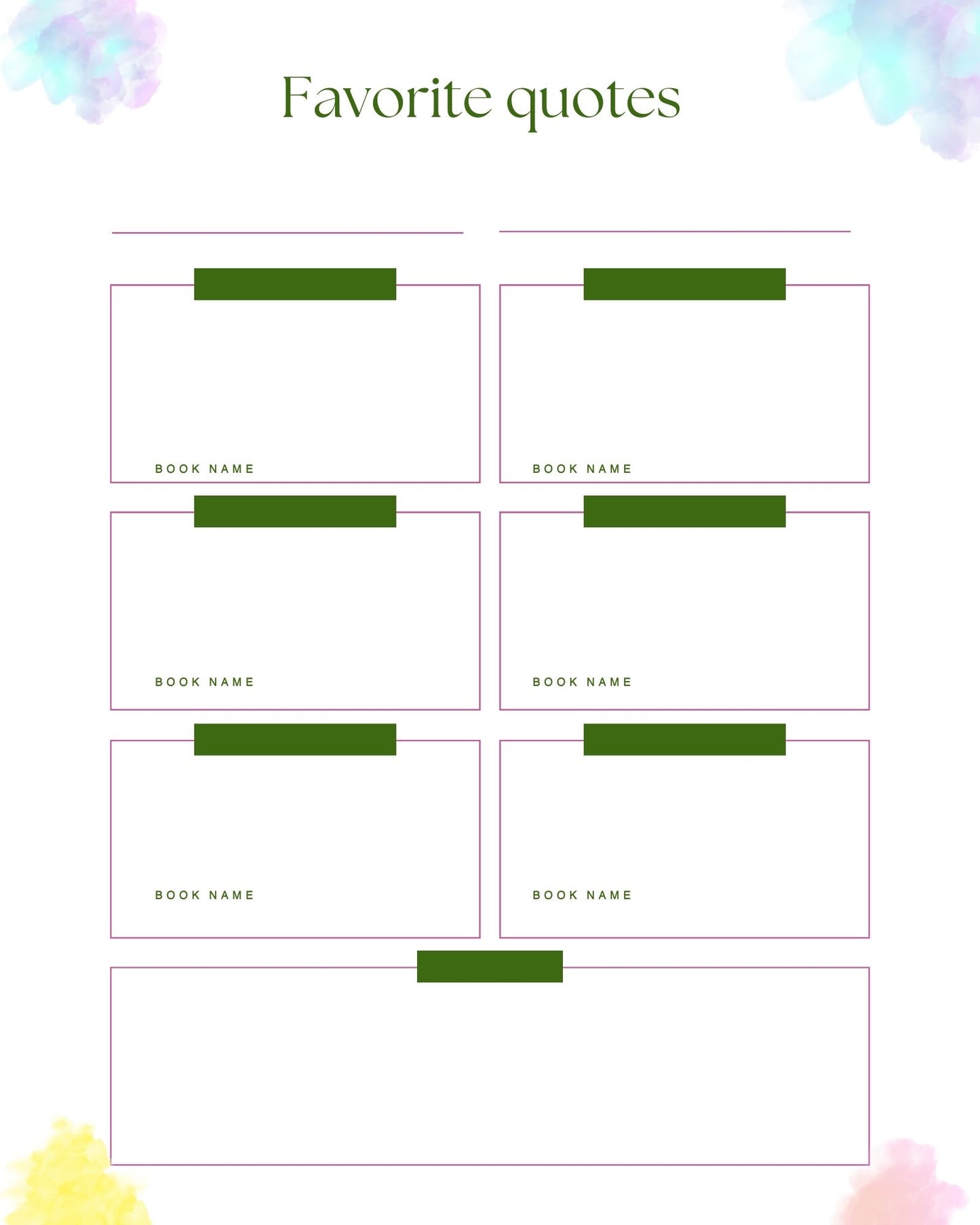 Ultimate Reader's Book Tracker