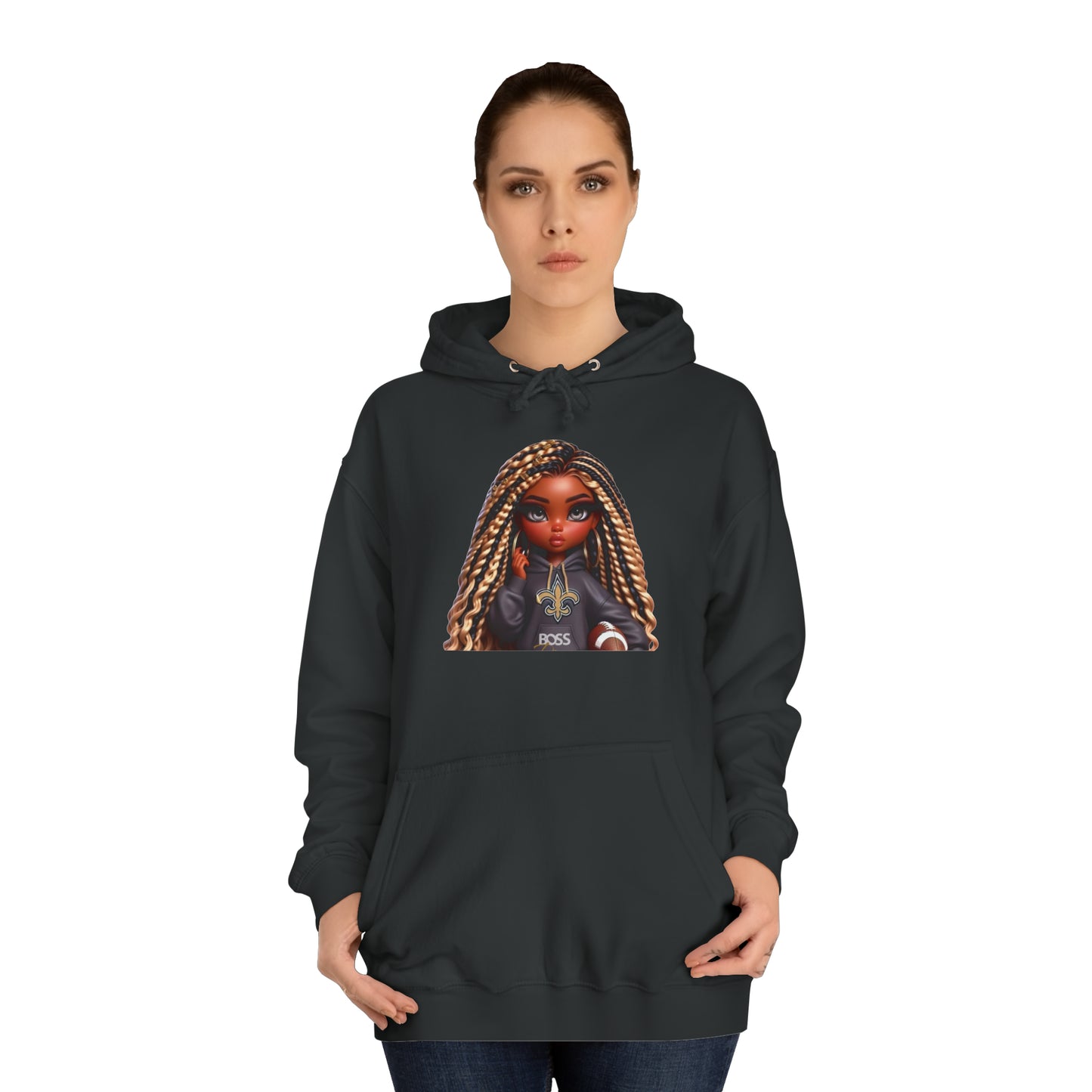 Chibi Saints girl Unisex College Hoodie