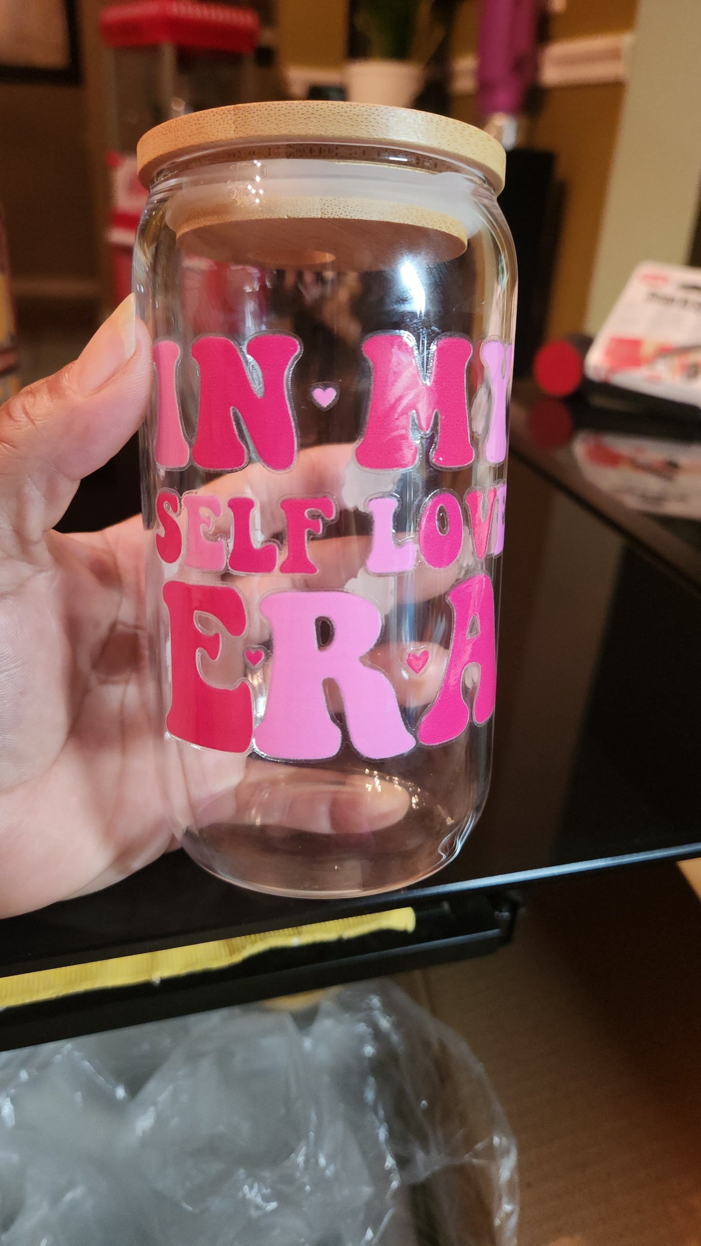 Self Love Era glass can