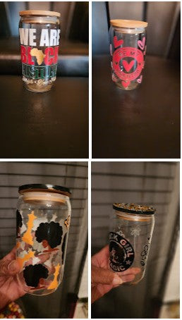 Glass Can - Clear and handcrafted