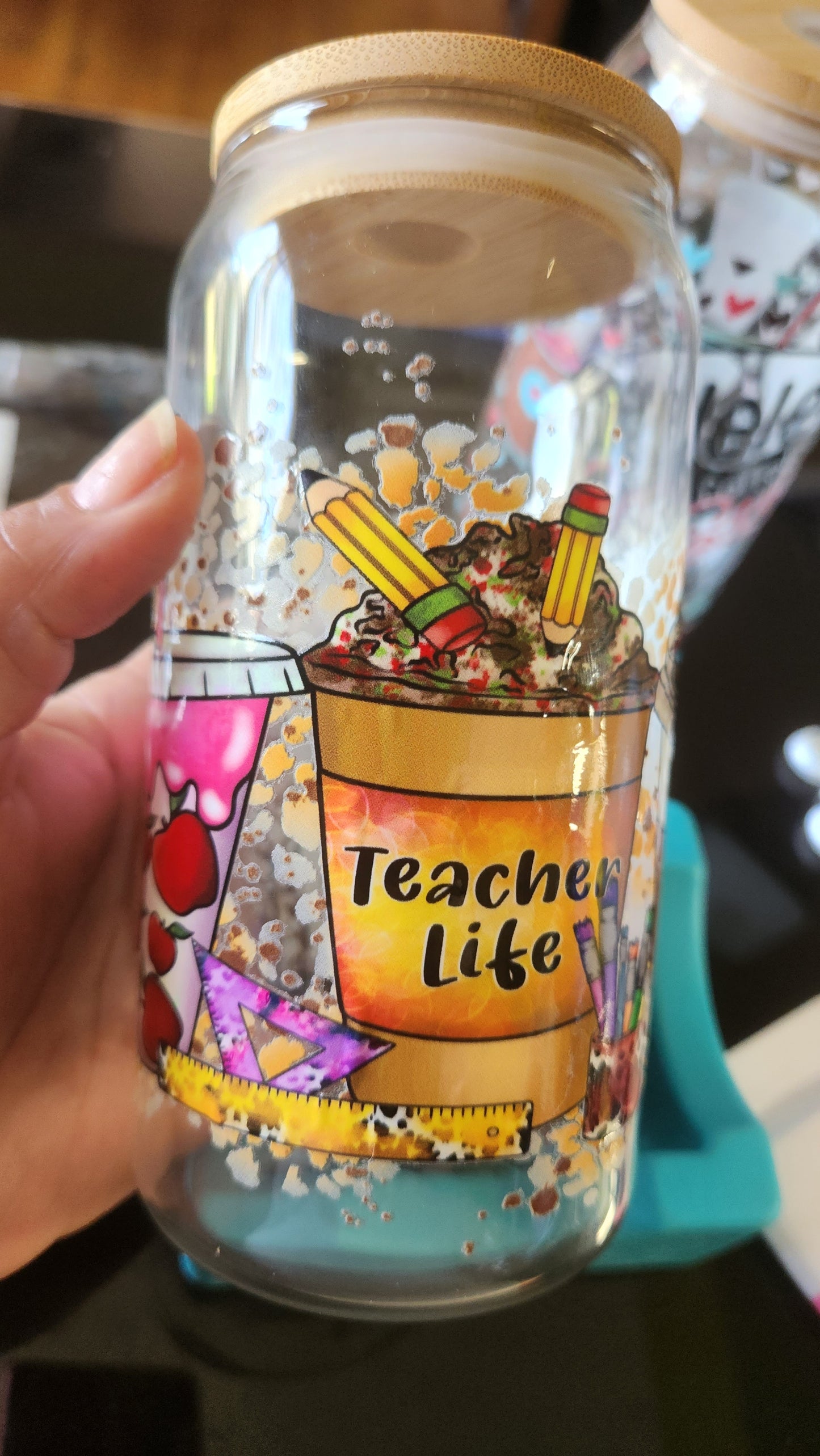 TEACHERS Glass Can